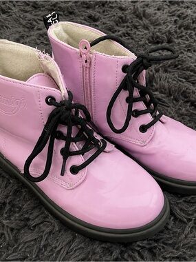 Primigi Pink Combat Boots Girls Size 2 European Brand - From Italy